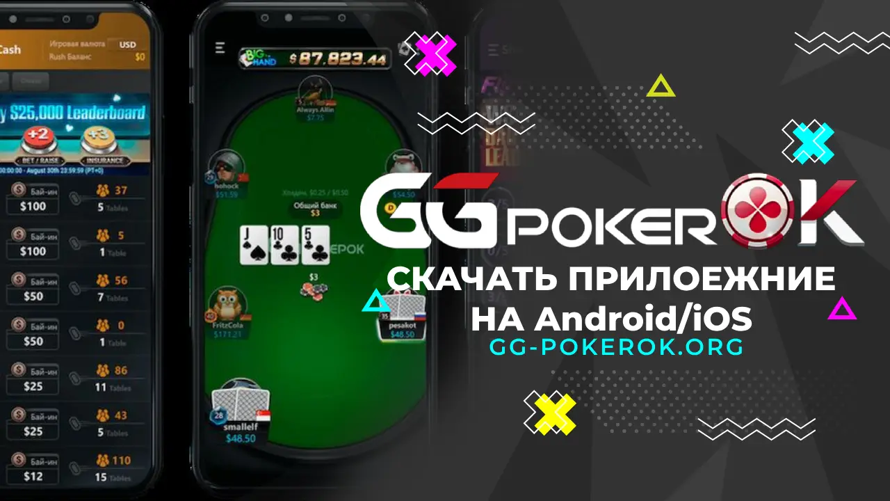 GGPokerOK скачать на Андроид и iOS – Руководство ПокерОК